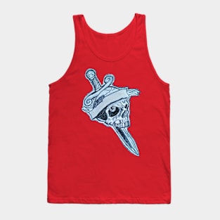 The skull and the dagger Tank Top